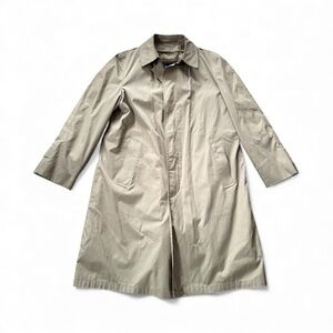 Huntington Trench Coat Vintage Men Size 40 Regular Removable Liner EUC